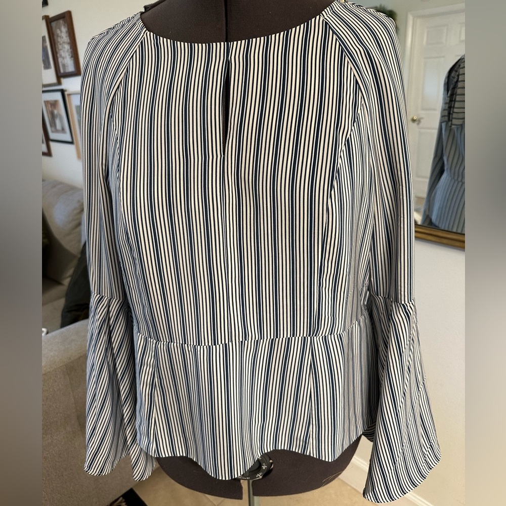 Pinstripe Blouse